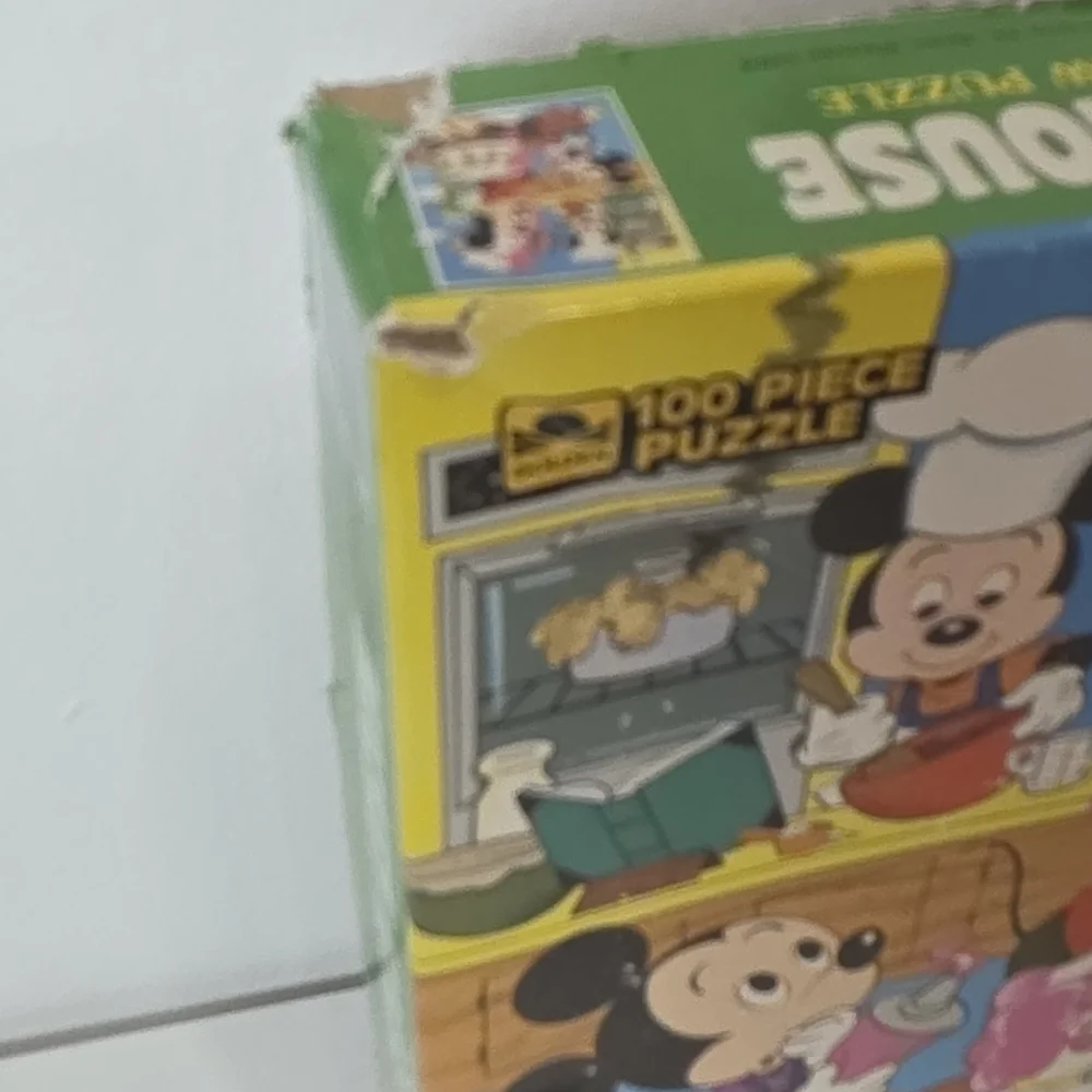 1986 Mickey Mouse Puzzle 100 Piece Puzzle